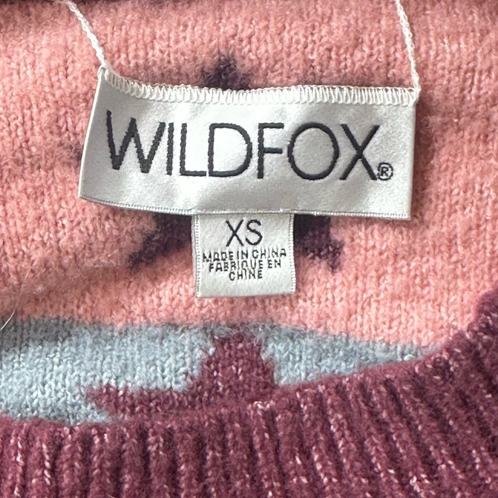 Wild Fox Rainbow Star Sweater Size Xs Euc! — image 8 of 8